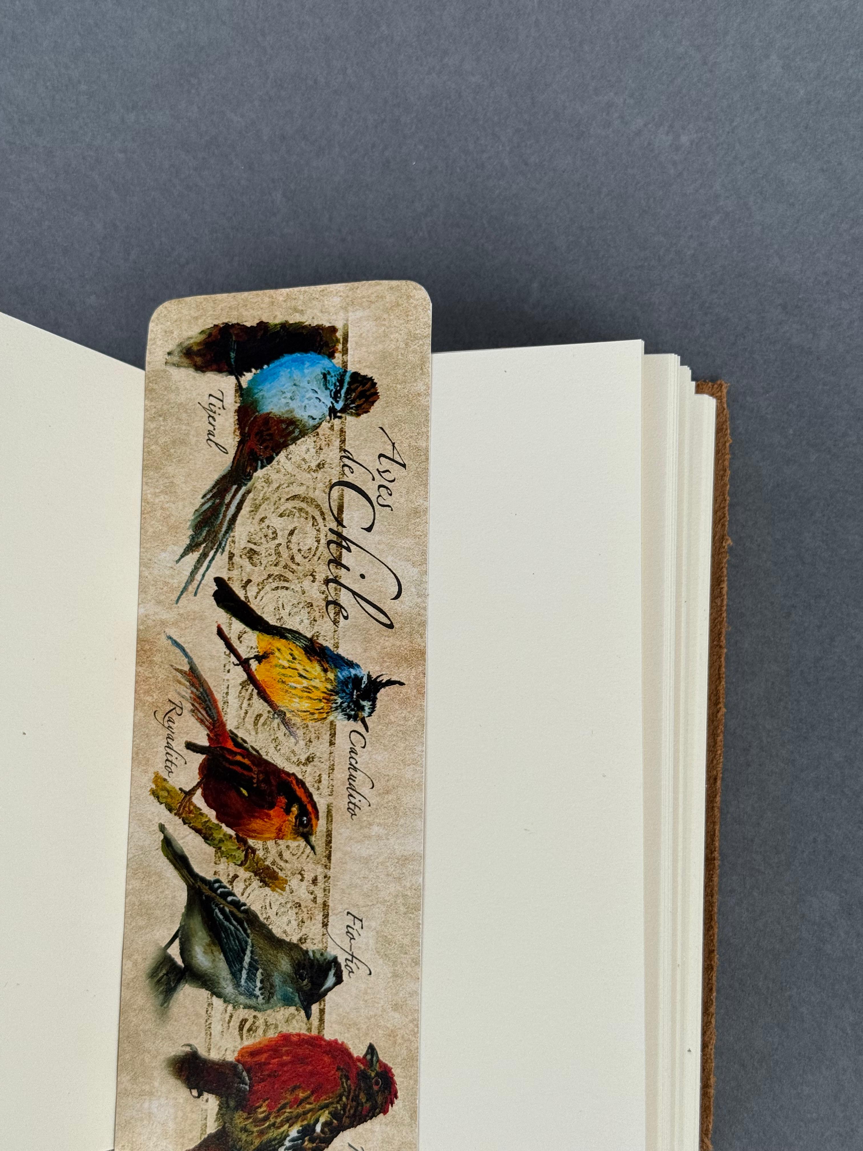 Marcalibros Aves de Chile