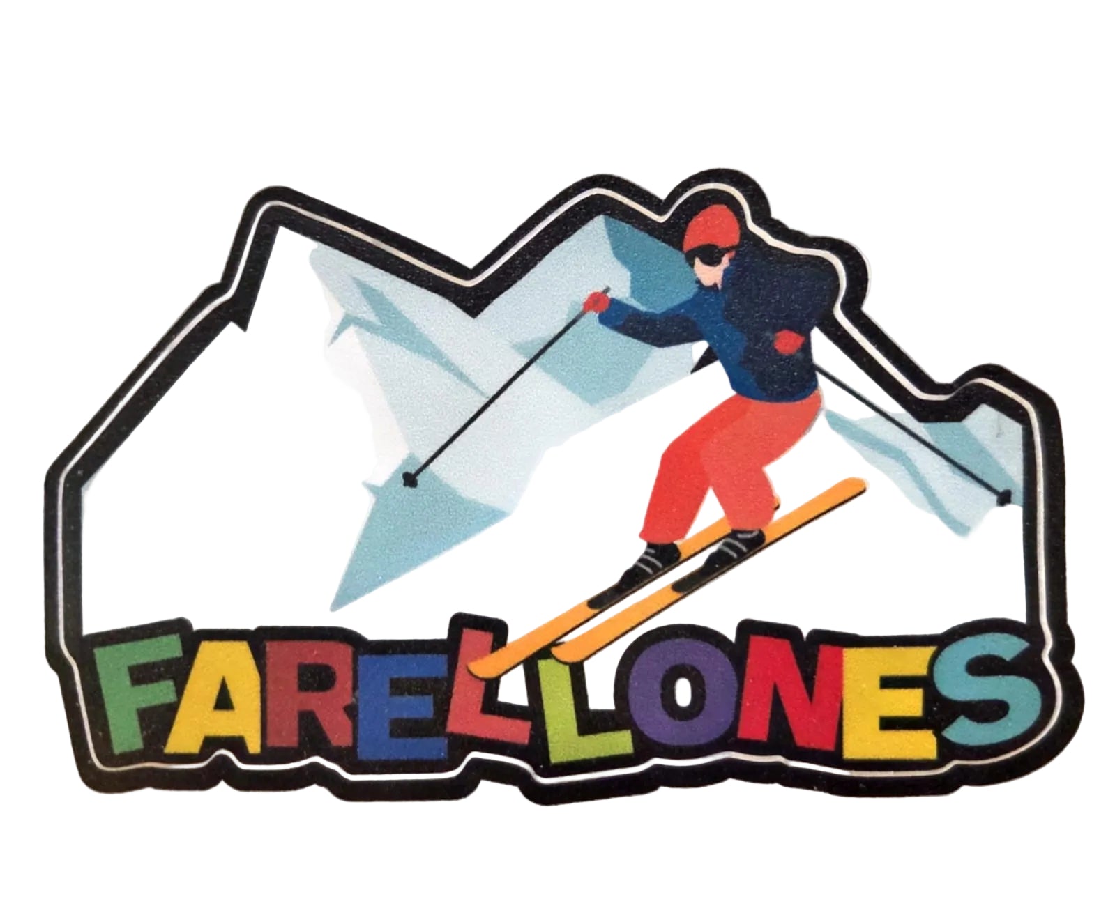 Sticker Vinilico Farellones