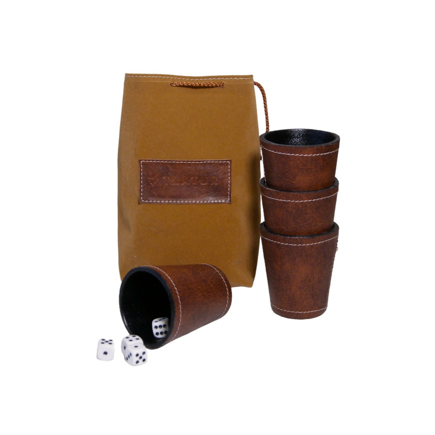 Juego de cachos con funda 