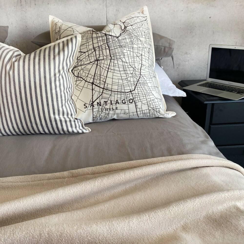 Cojín Mapa Santiago - 60 x 60