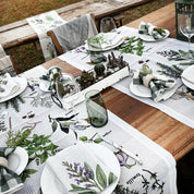 Camino de Mesa Hierbas - Velo Organza