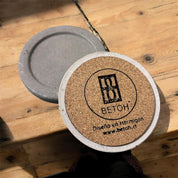 Posavasos de Hormigón Oro Redondo | BETOH®