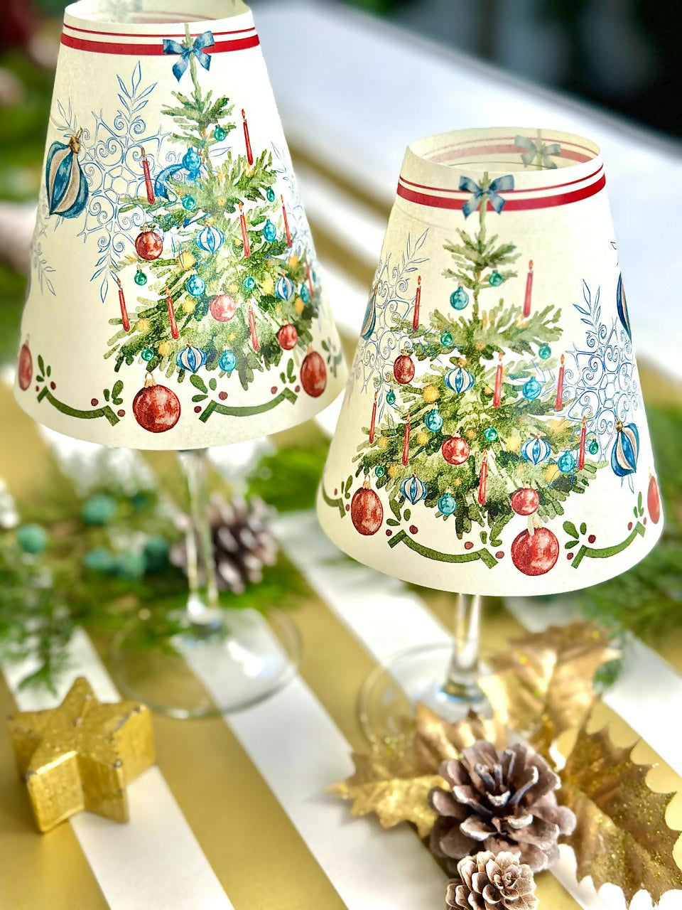 Pantallas para Copas Feliz Navidad