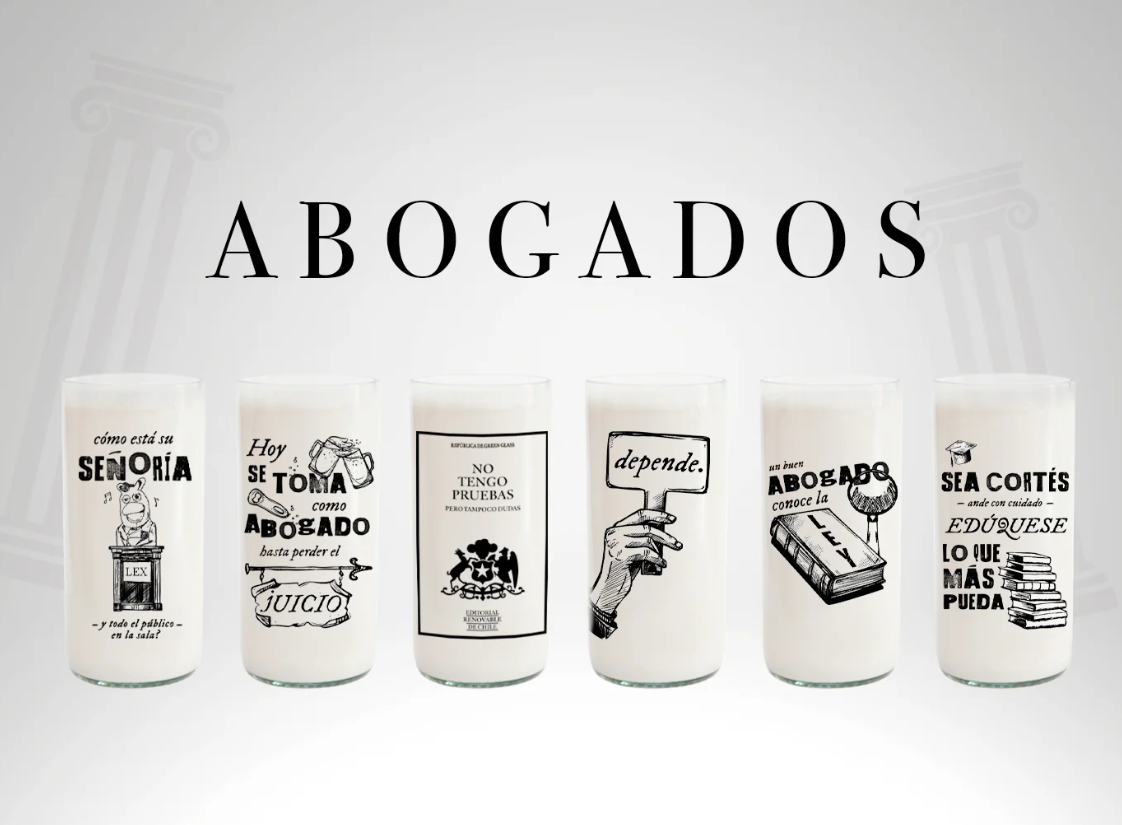 Abogados - Juego de 6 Vasos