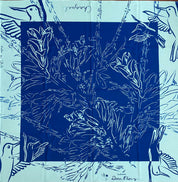 Pañuelo 90 x 90 Chagual Turquesa