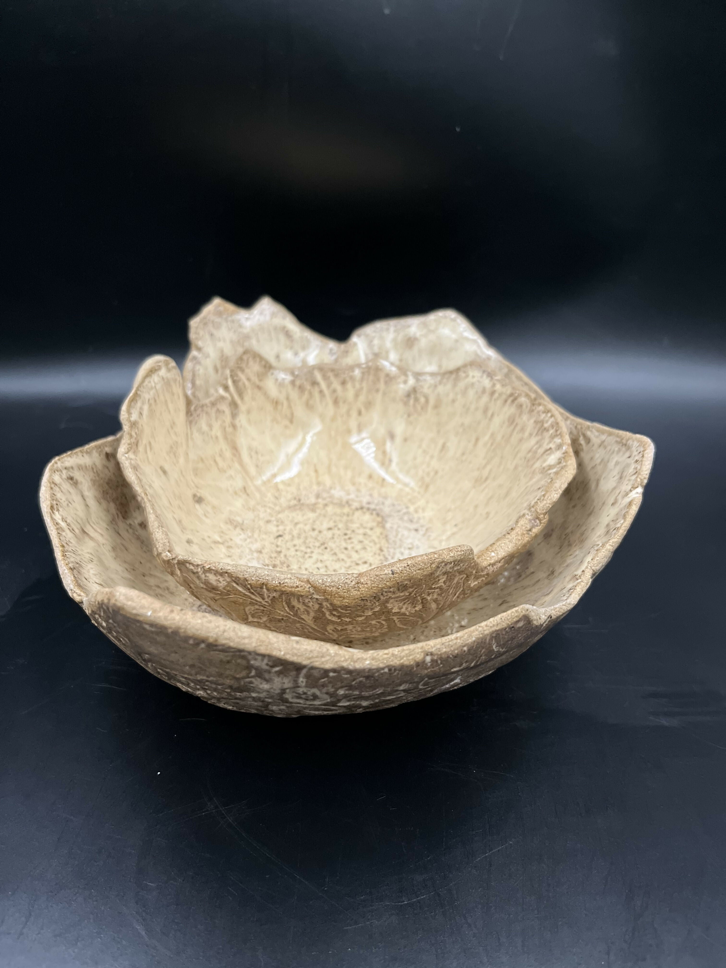 Juego de 2 Pocillos de cerámica gres