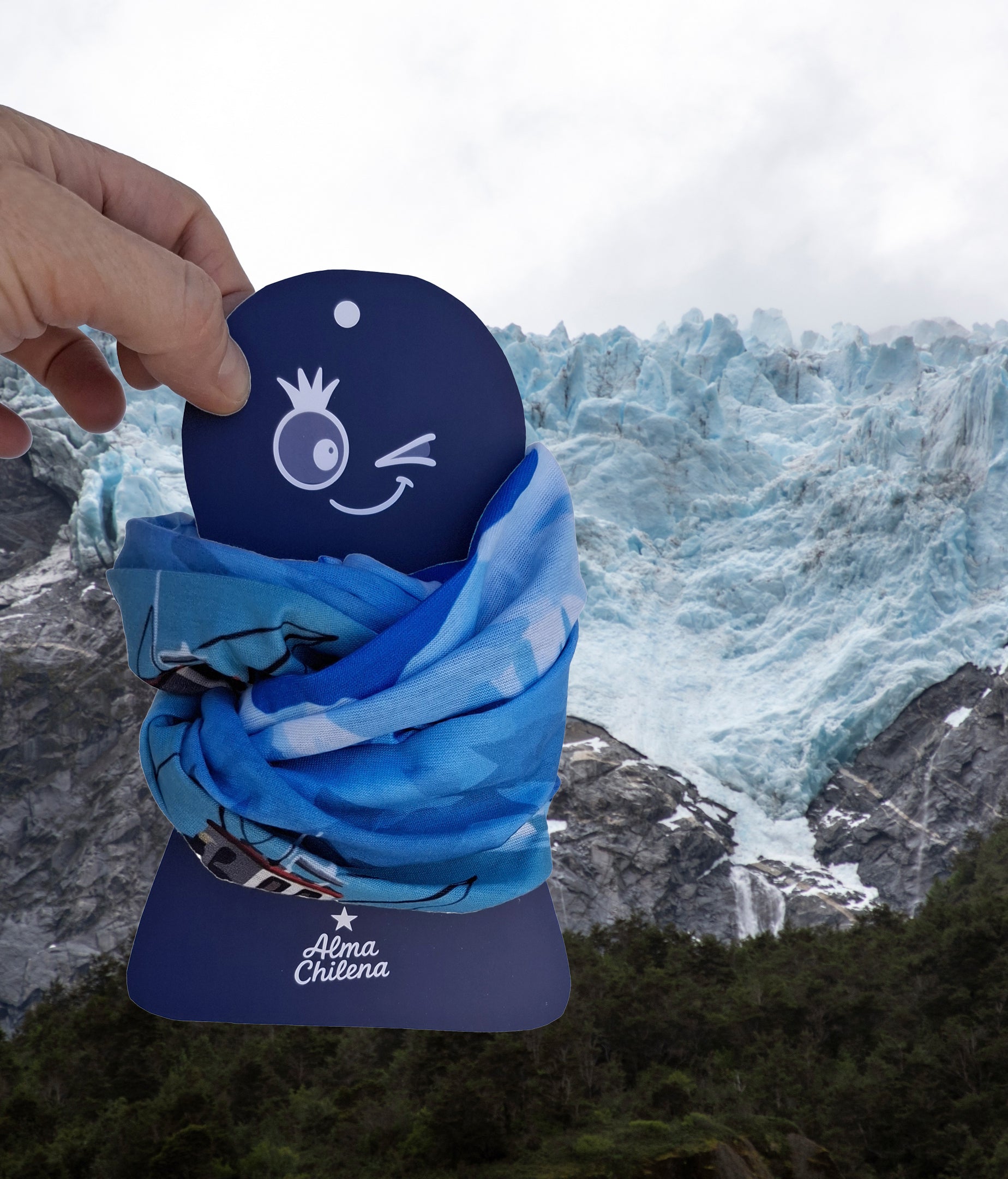 Bandana Alma Chilena- Glaciares de la Patagonia