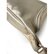 Bandolera de cuero modelo FELICIA Champagne