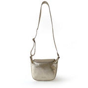 Bandolera de cuero modelo FELICIA Champagne