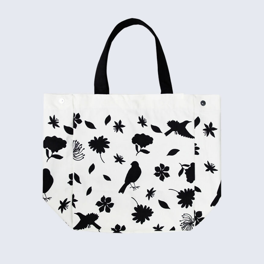 Bolso playa Aves y Flores