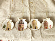 Pack conchitas Casitas de Navidad