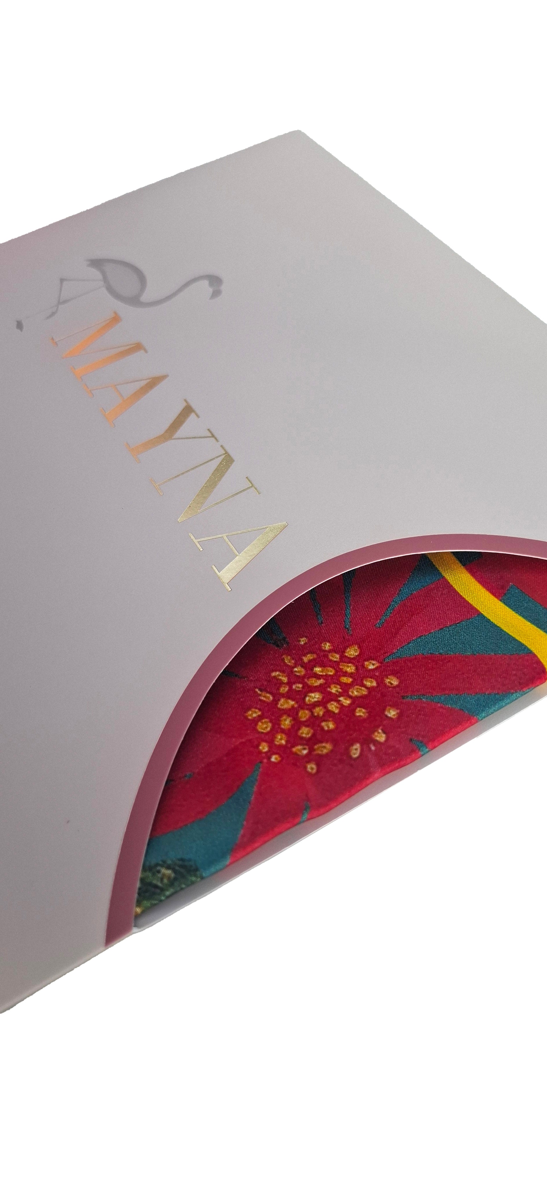 PAÑUELO  100% SEDA NATURAL MAYNA - PUMAS