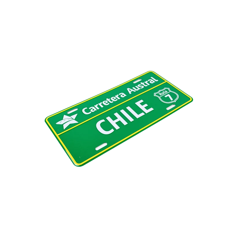Cartel Metálico Chile Carretera Austral  Ruta 7