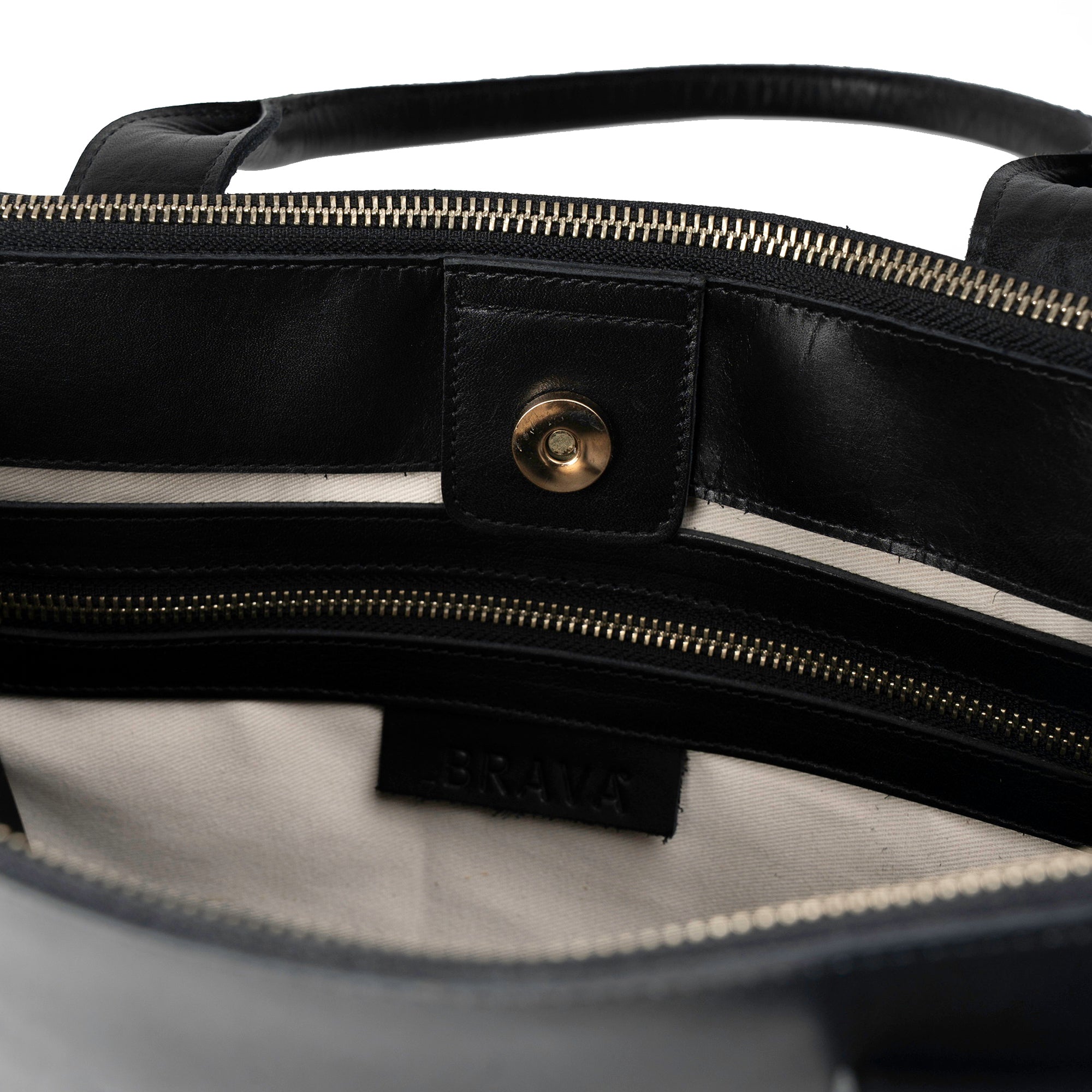Cartera ejecutiva de cuero modelo ALFONSINA Negro