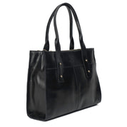 Cartera ejecutiva de cuero modelo ALFONSINA Negro