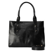 Cartera ejecutiva de cuero modelo ALFONSINA Negro