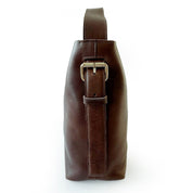 Cartera de cuero modelo PAULA Café