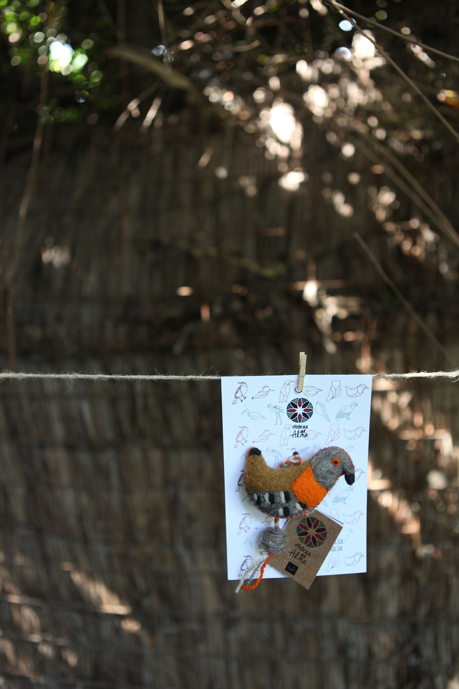 Pajarito marca libro Chucao Gris