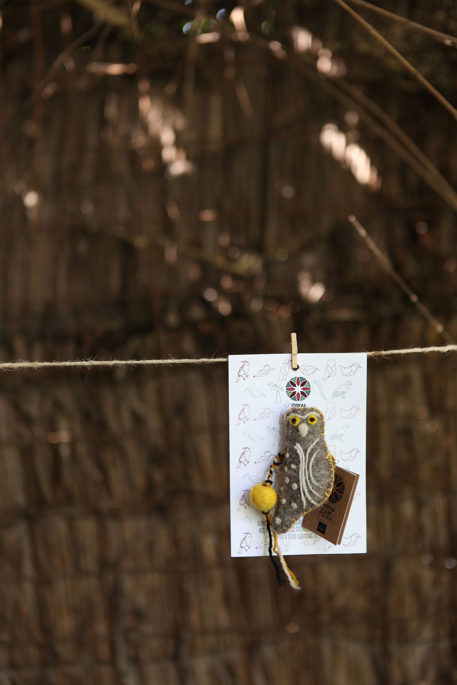 Pajarito marca libro Chuncho Gris