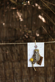 Pajarito marca libro Chuncho Gris