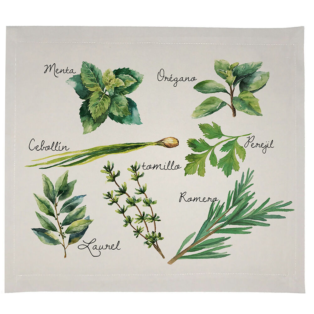 Set de Individuales Hierbas - Linet Natural