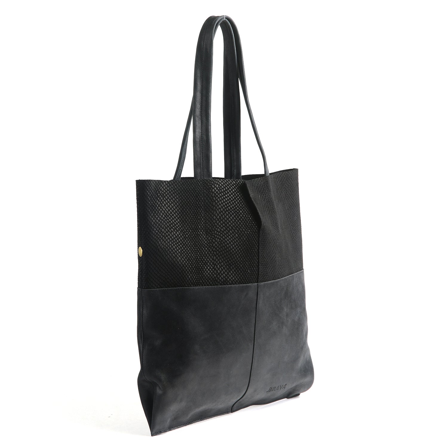 Cartera de cuero modelo COCO negro