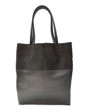 Cartera de cuero modelo COCO negro