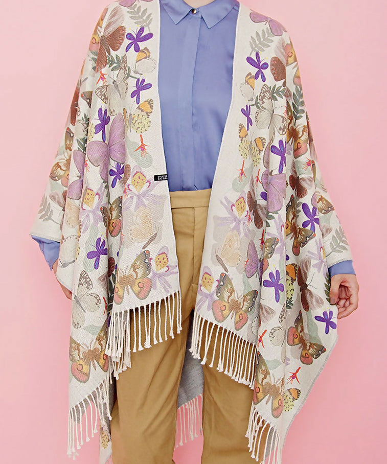Ruana Mariposas 2