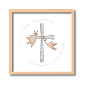 Cuadros Cruz y Oración Con Dios.