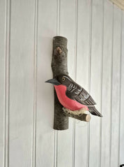 Pájaro tallado Loica