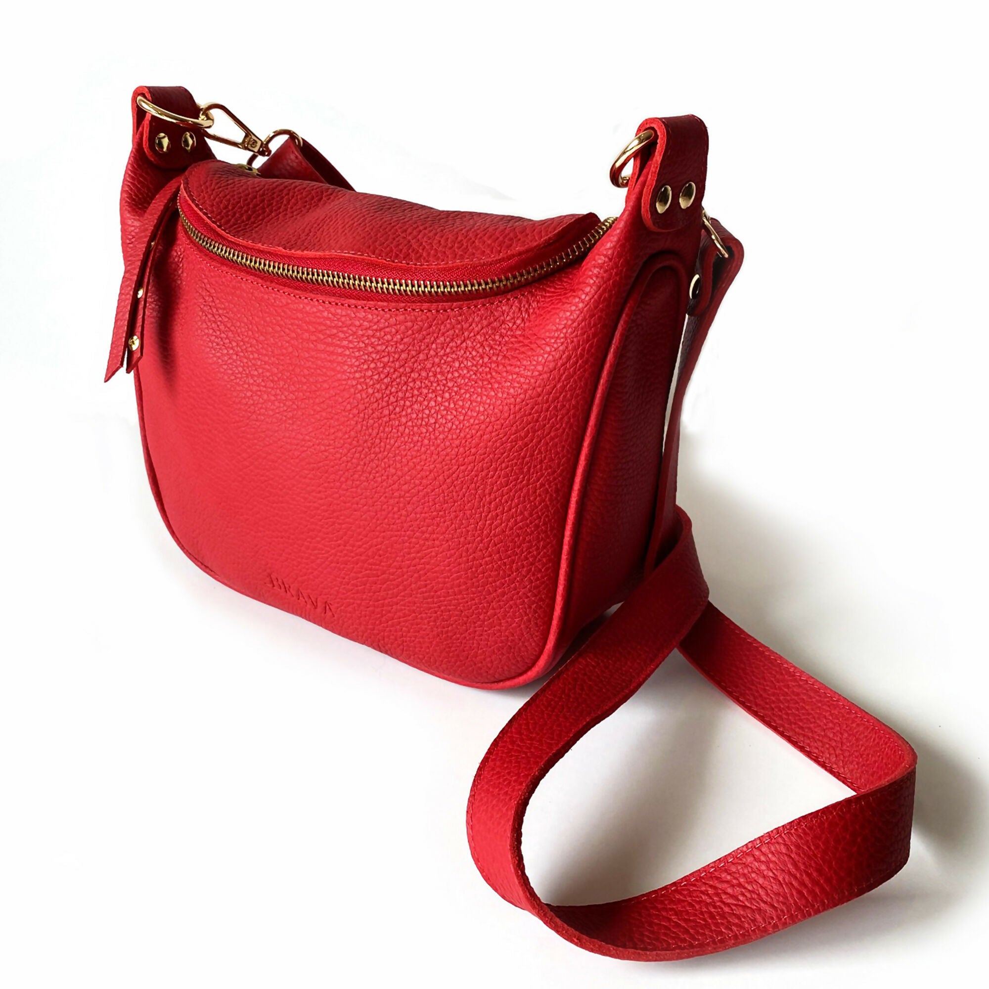Bandolera de cuero modelo FELICIA
