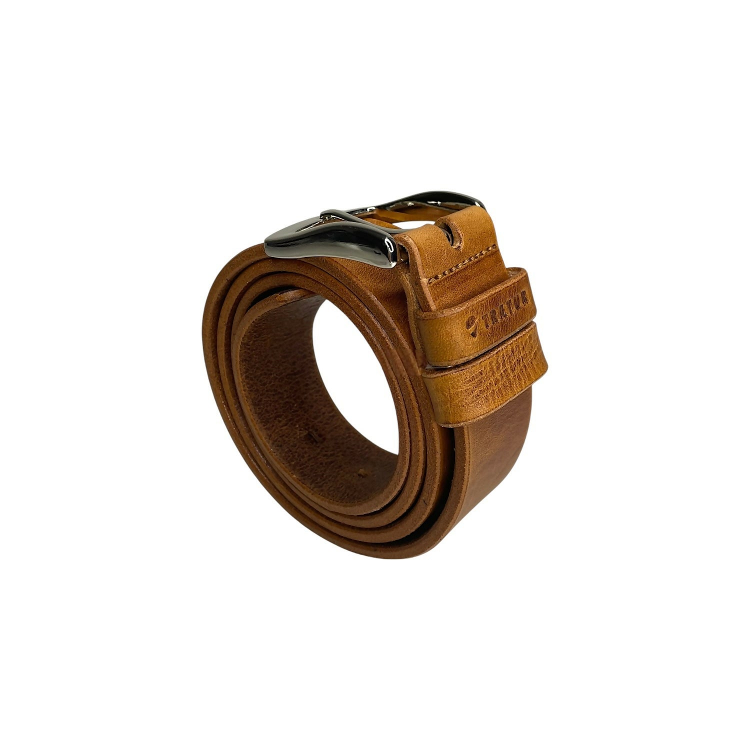 Cinturón de Cuero Café Tratur