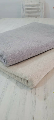 Mantel Tusor liso gris