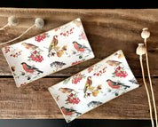 Bandeja Rectangular diseño aves y berries