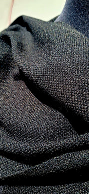 Bufanda de Lana y Alpaca - Negra