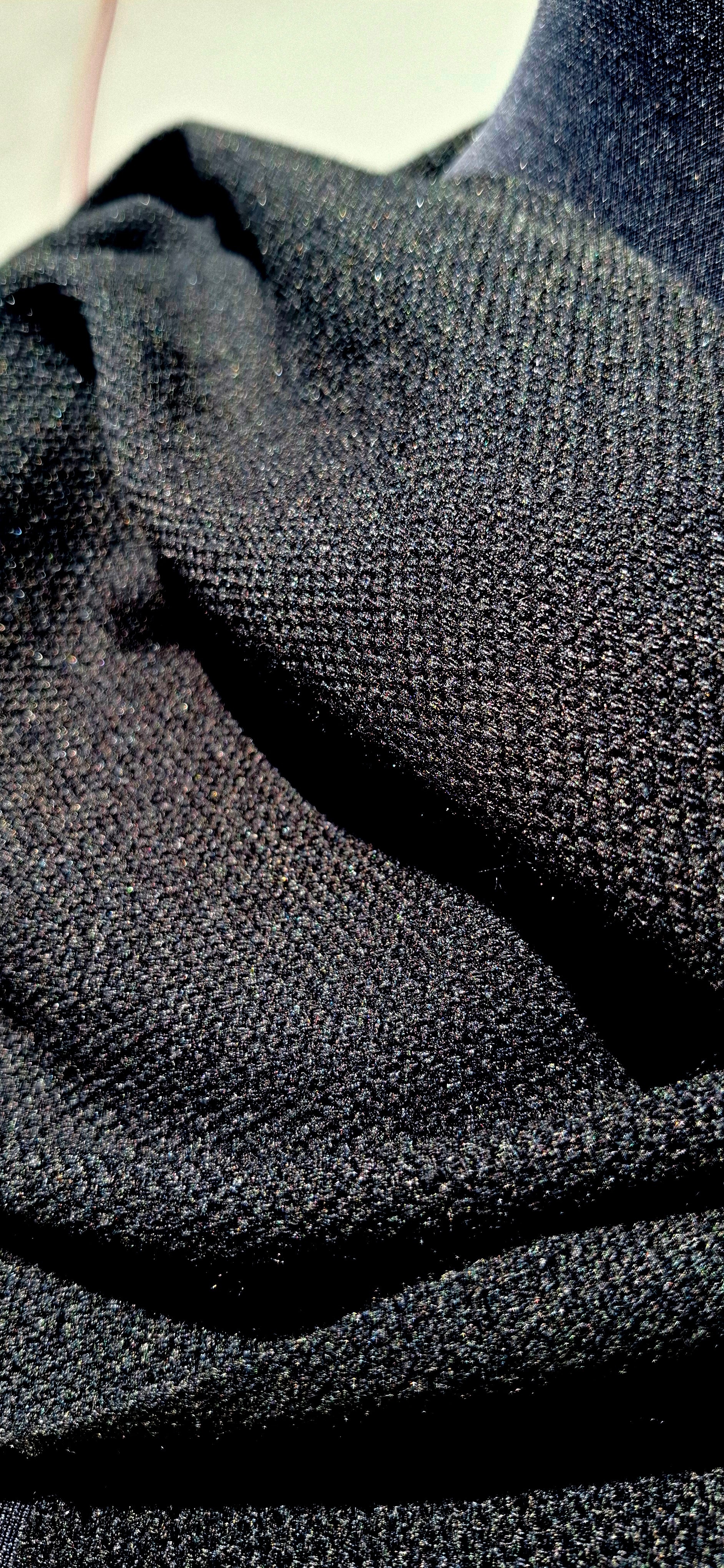 Bufanda de Lana y Alpaca - Negra