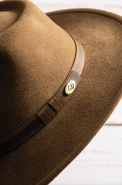 Sombrero paño lana - Color Hazel