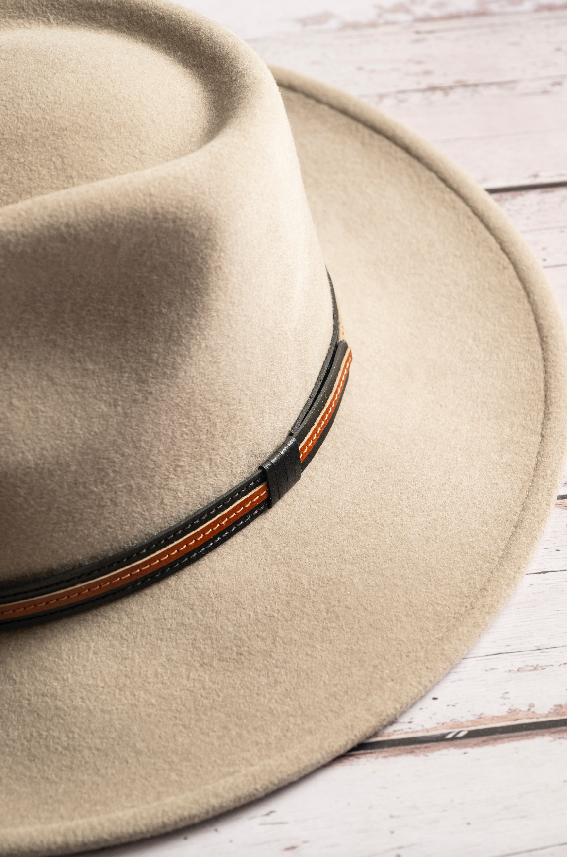 Sombrero paño lana - Color Silver Arena