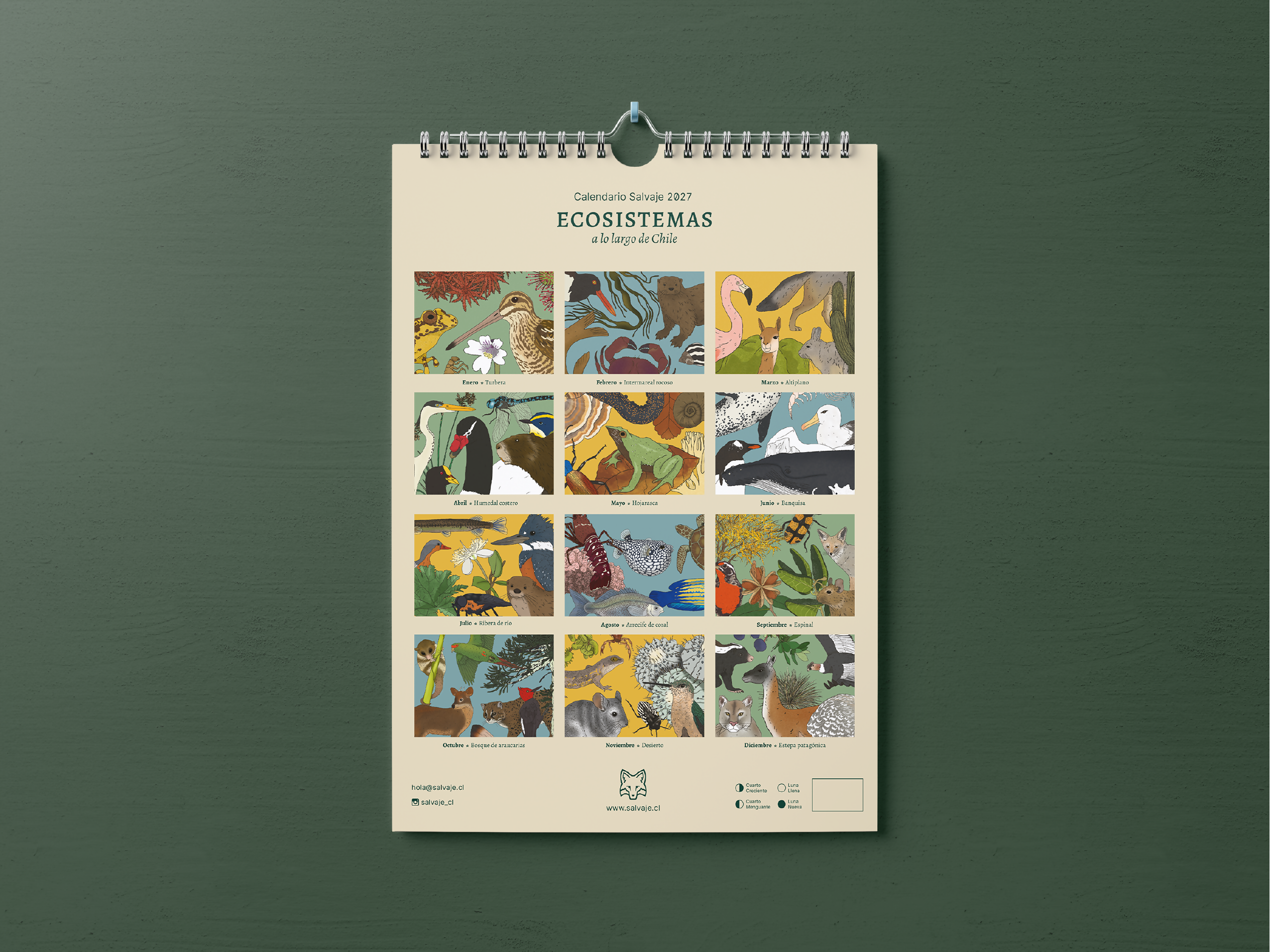 Calendario 2027 - Ecosistemas