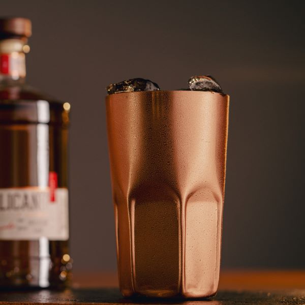 VASO PISCOLERO INDIVIDUAL ELQUI 100% COBRE