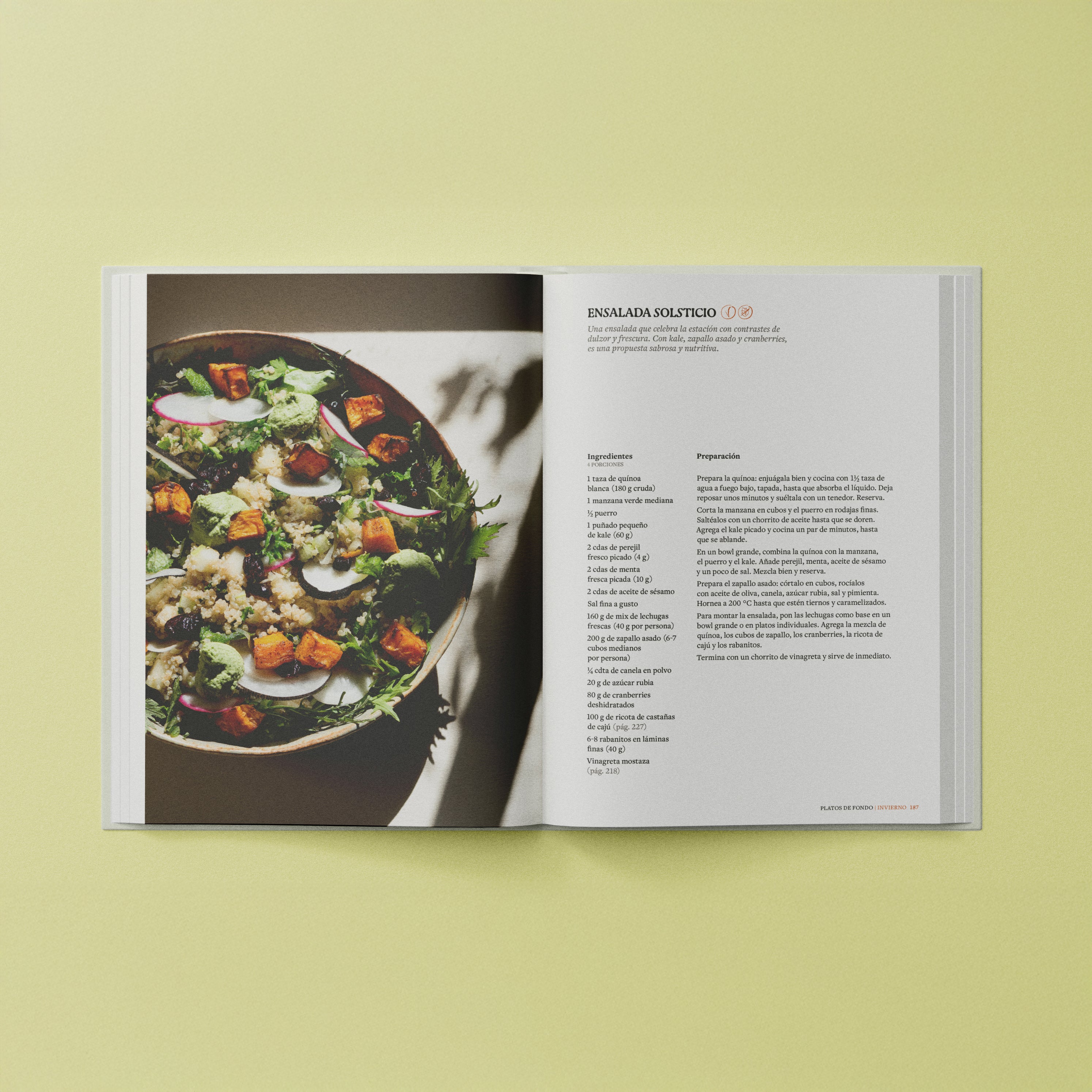 Libro Quínoa. Sabores de Estación