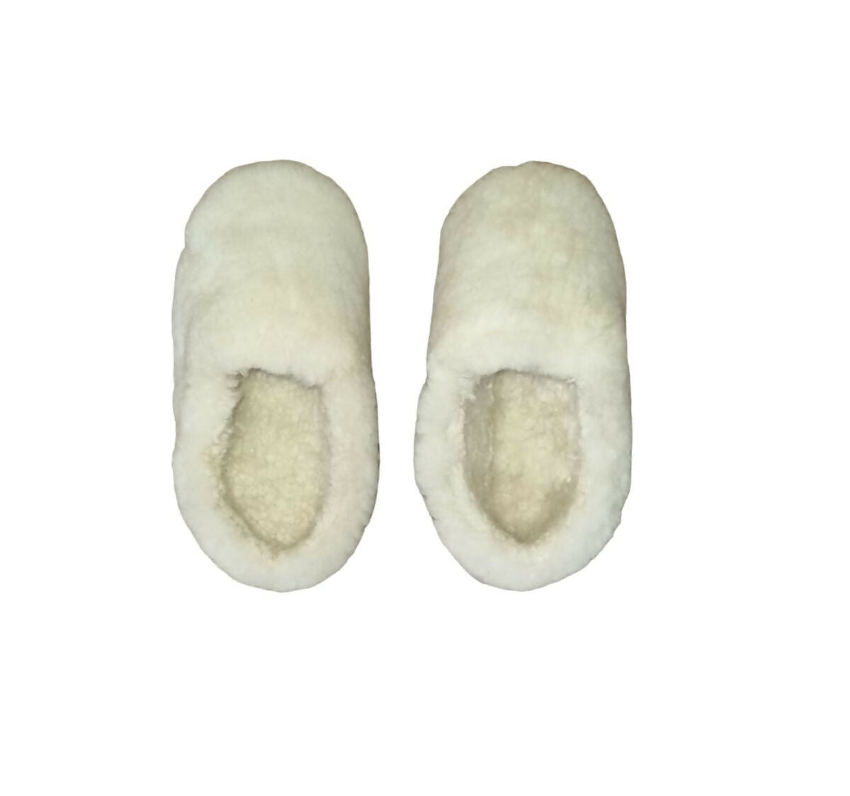 Pantuflas De Oveja Blancas Tallas Adulto Caña Baja
