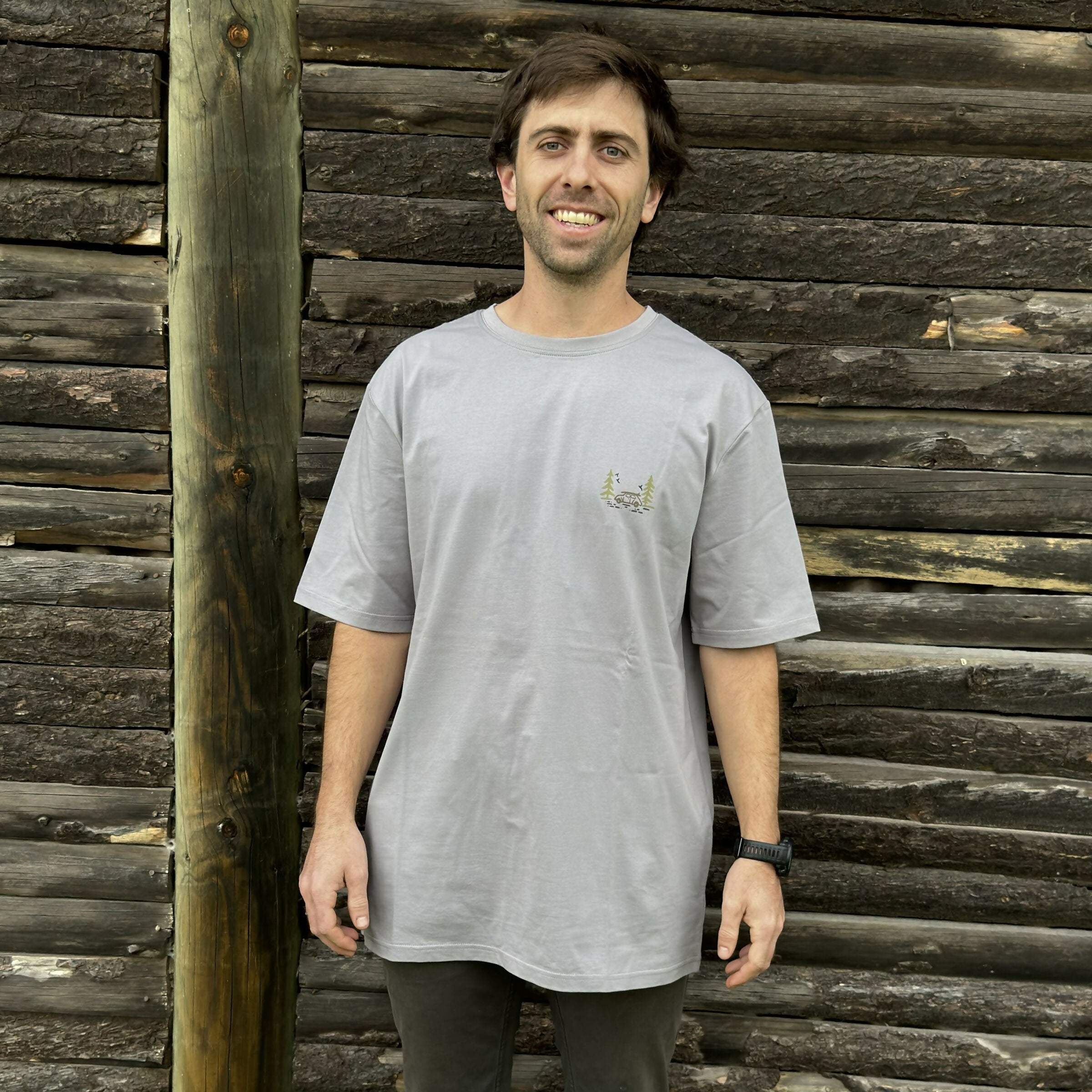 polera mc austral gris