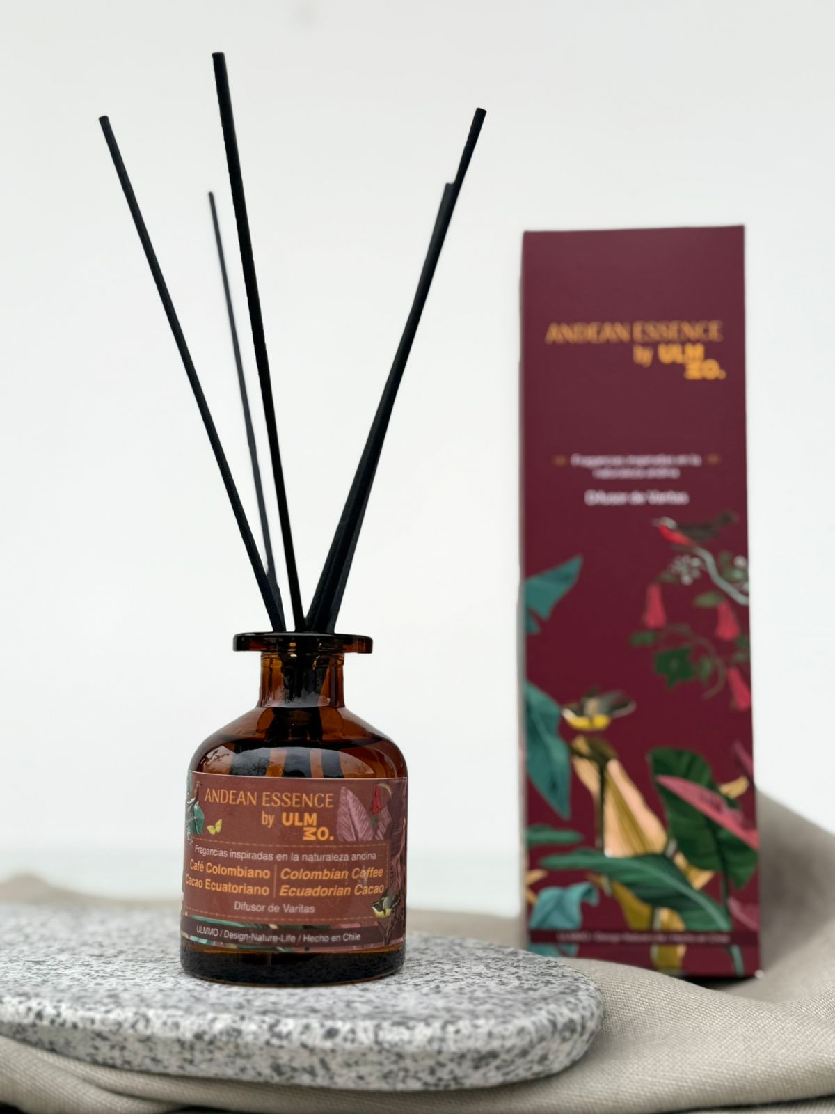 Difusor de Varitas Café Colombiano y Cacao Ecuatoriano 100ml