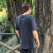 polera mc austral stone wash negra
