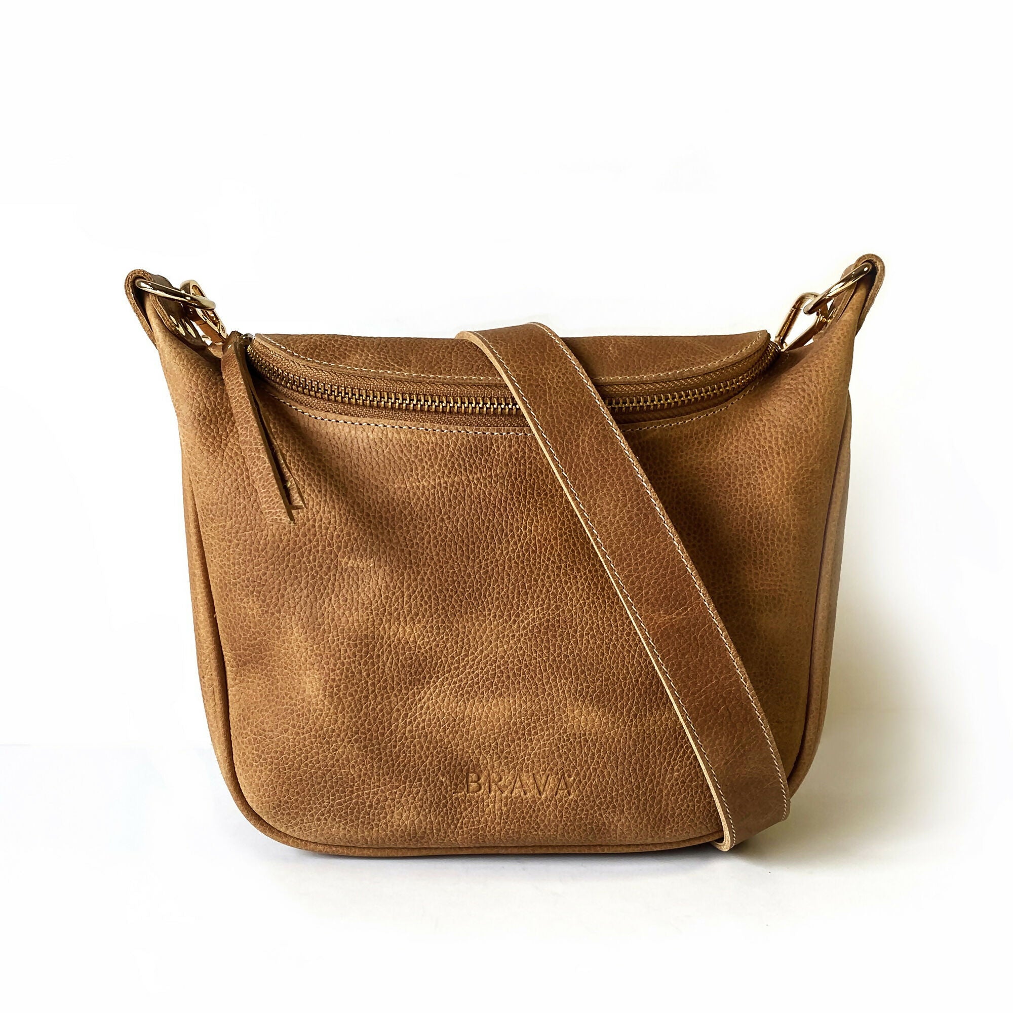 Bandolera de cuero modelo FELICIA