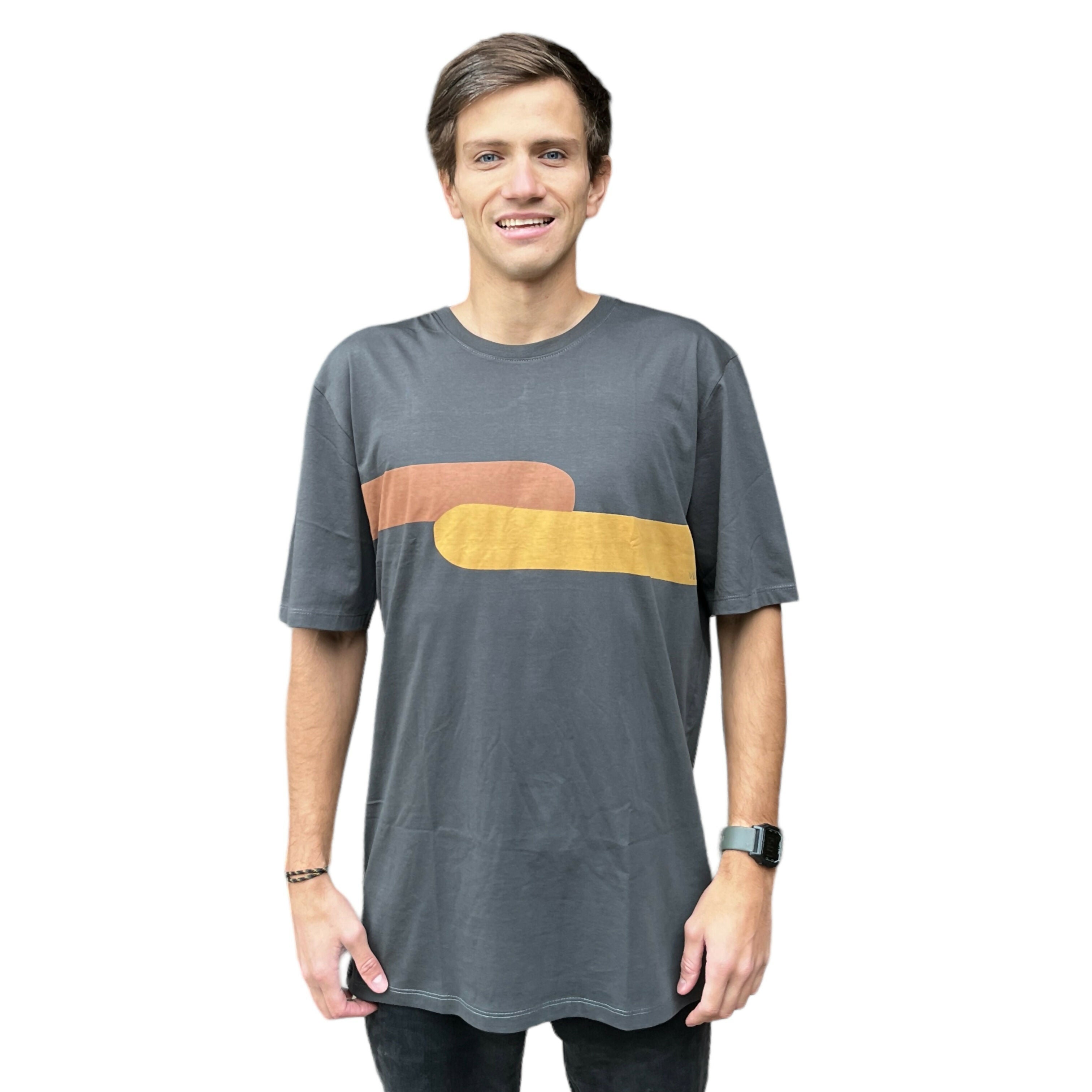 polera manga corta hombre graphite vulzeeboards