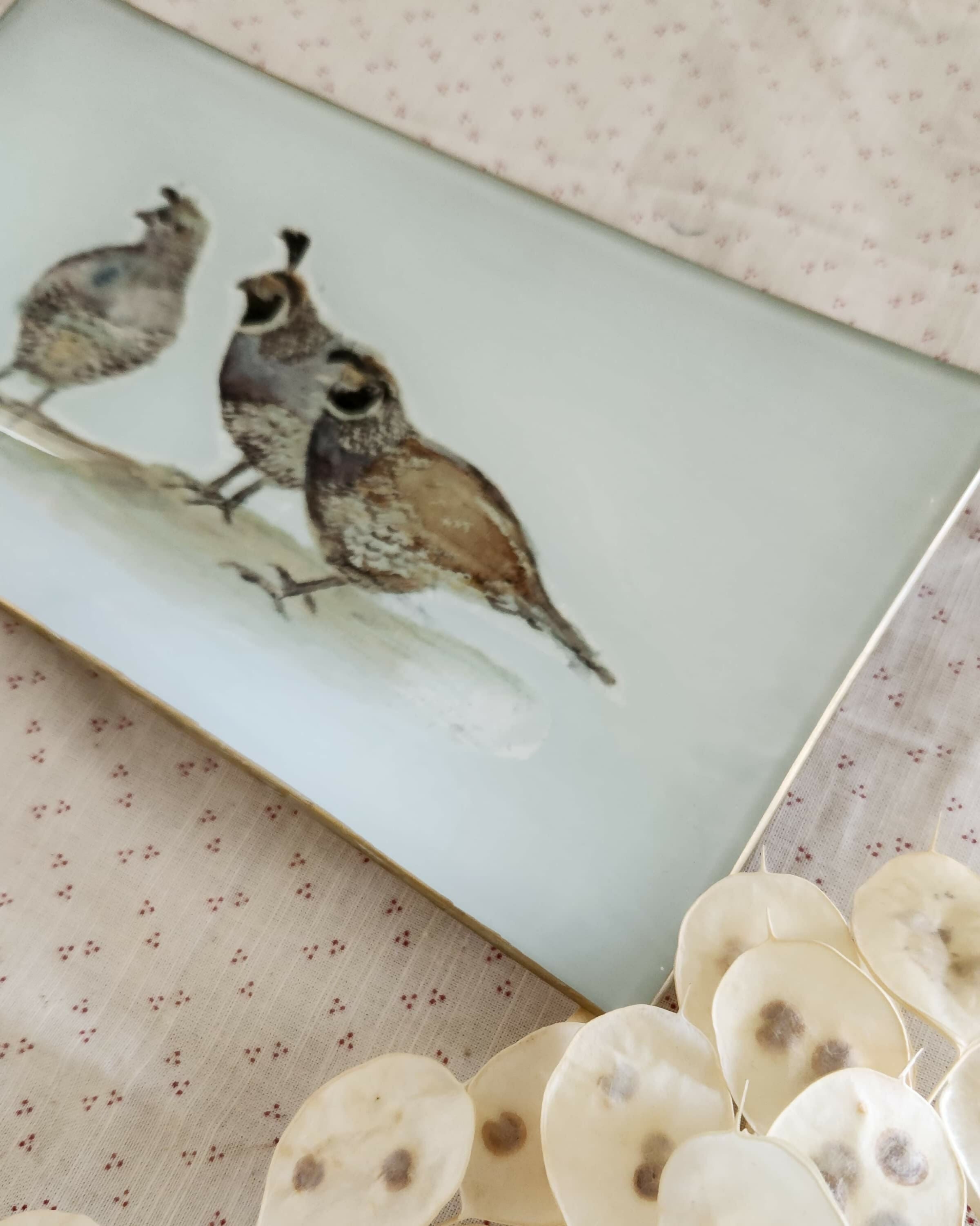 Bandeja Rectangular Codornices