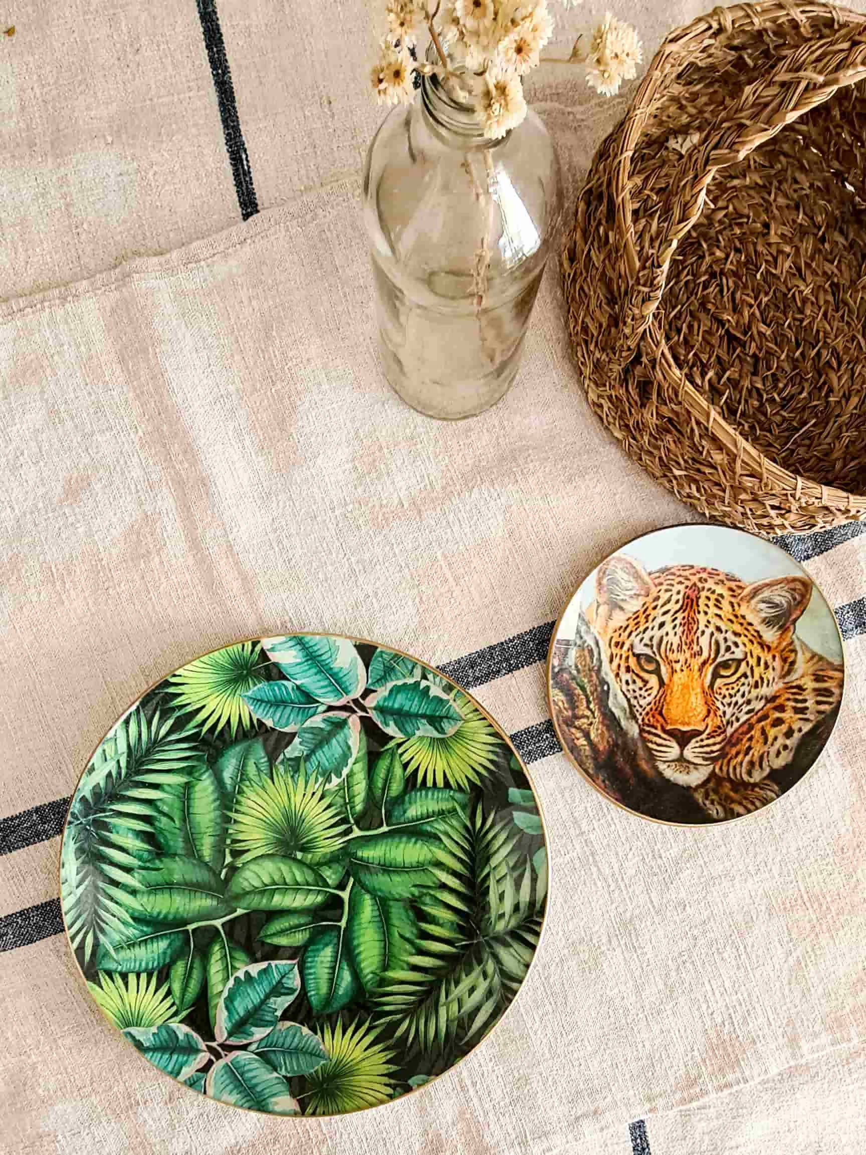 Conjunto Platos redondo fondo y pan