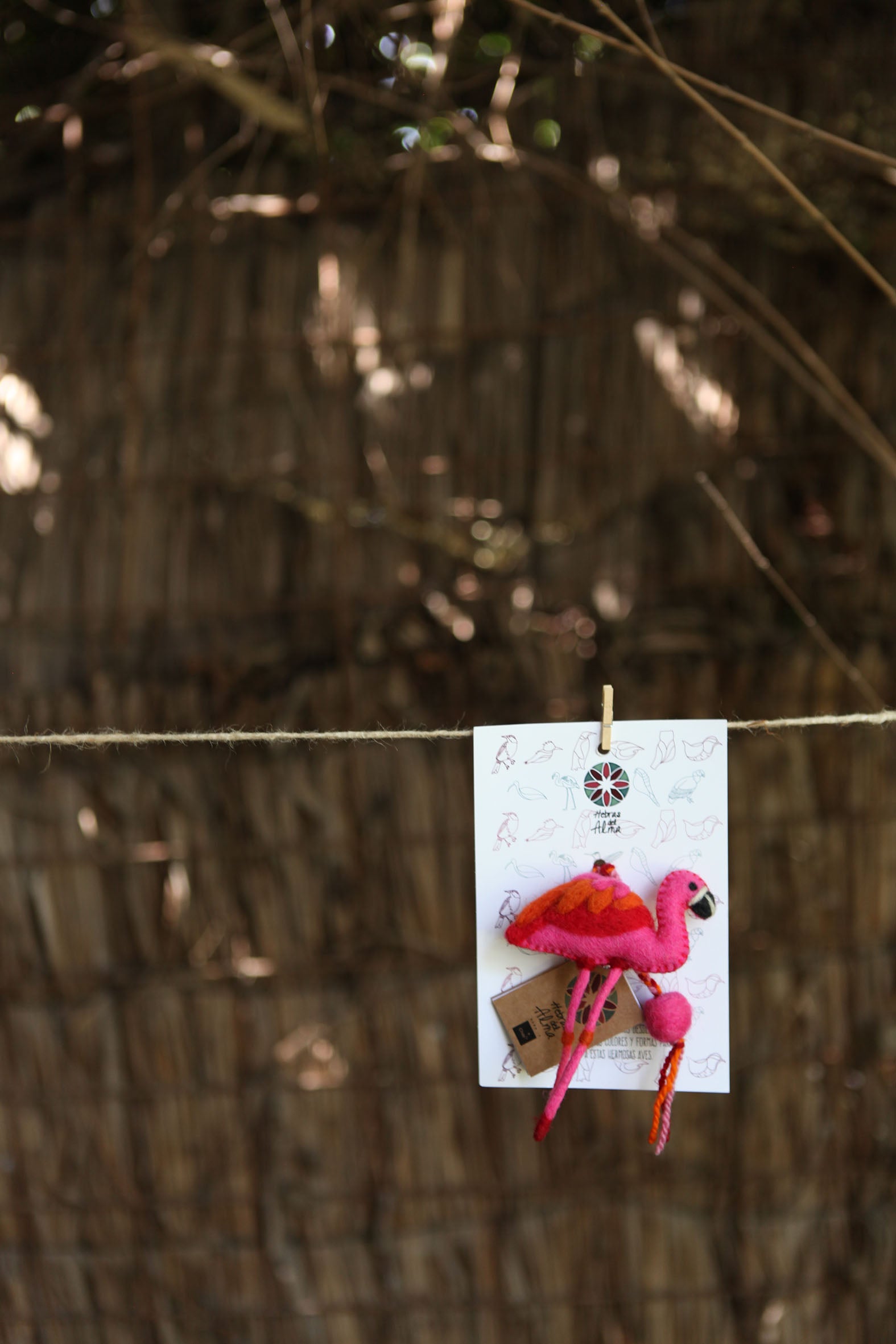 Pajarito marca libro Flamenco Rosado